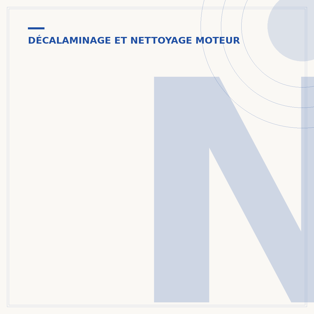 Nettoyage du moteur en aluminium