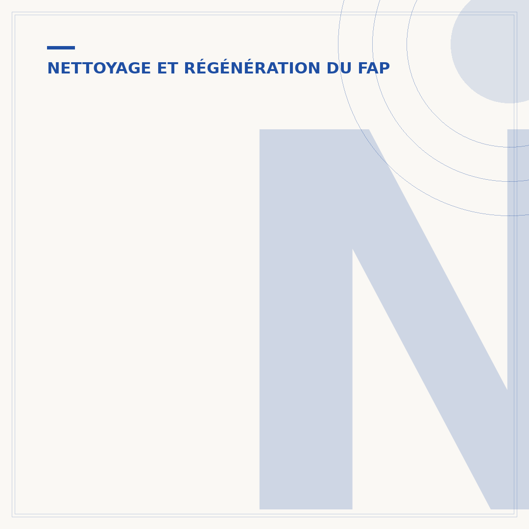 Nettoyer le FAP sans démonter