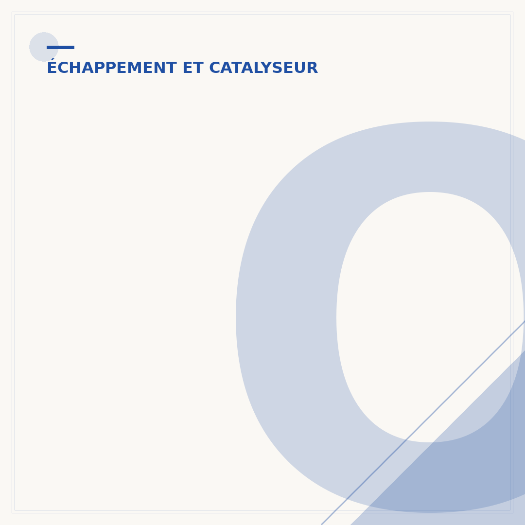 Odeur d'échappement dans l'habitacle : causes et solutions