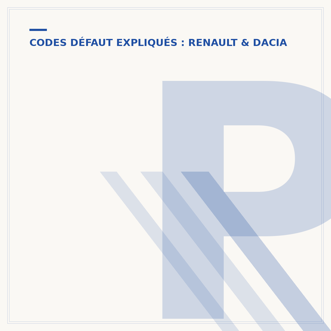P0002 Renault 1.5 dCi : causes, symptômes et solutions