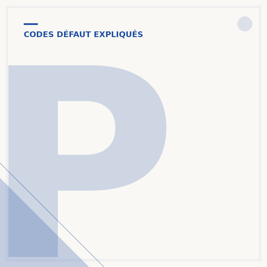 p0003 : ce que signifie vraiment le code d'erreur