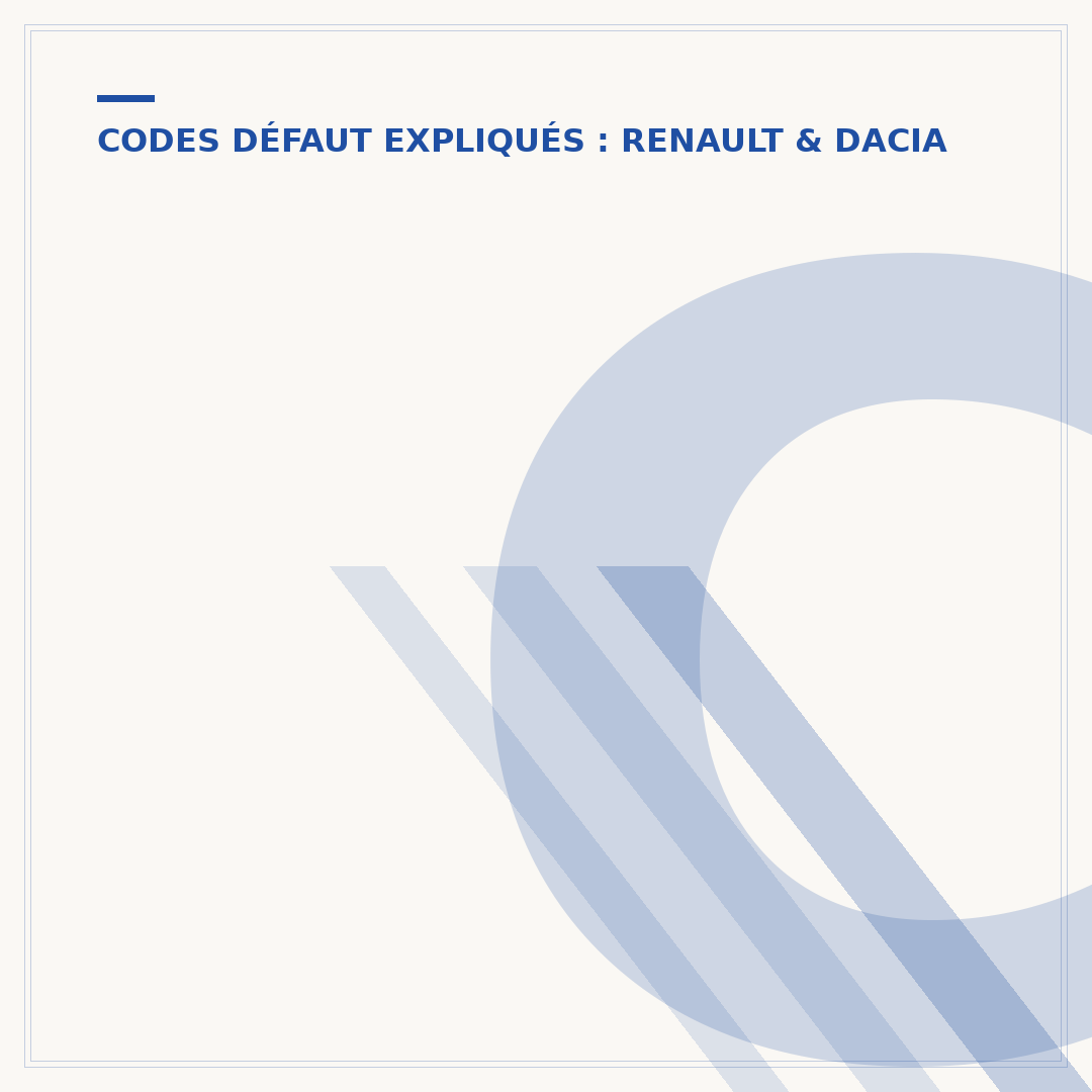 Code défaut P0304 Renault : causes et solutions