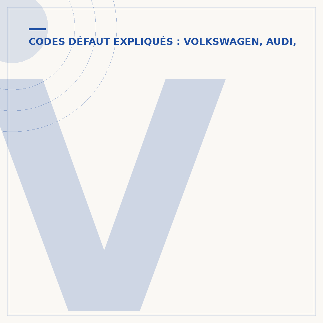 Volkswagen P0401 : comprendre le code défaut et ses causes