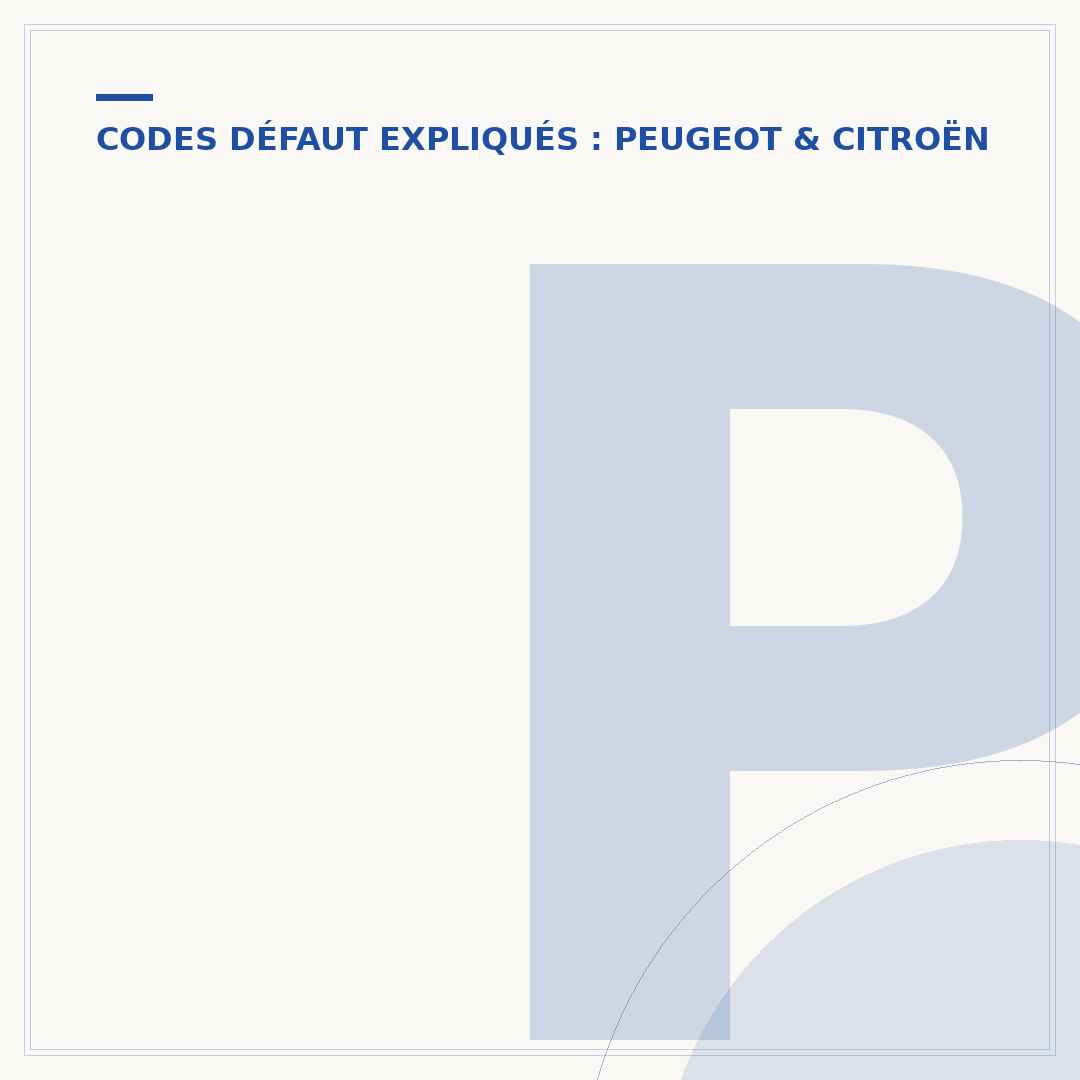 P0420 Citroën : comprendre le code défaut catalyseur