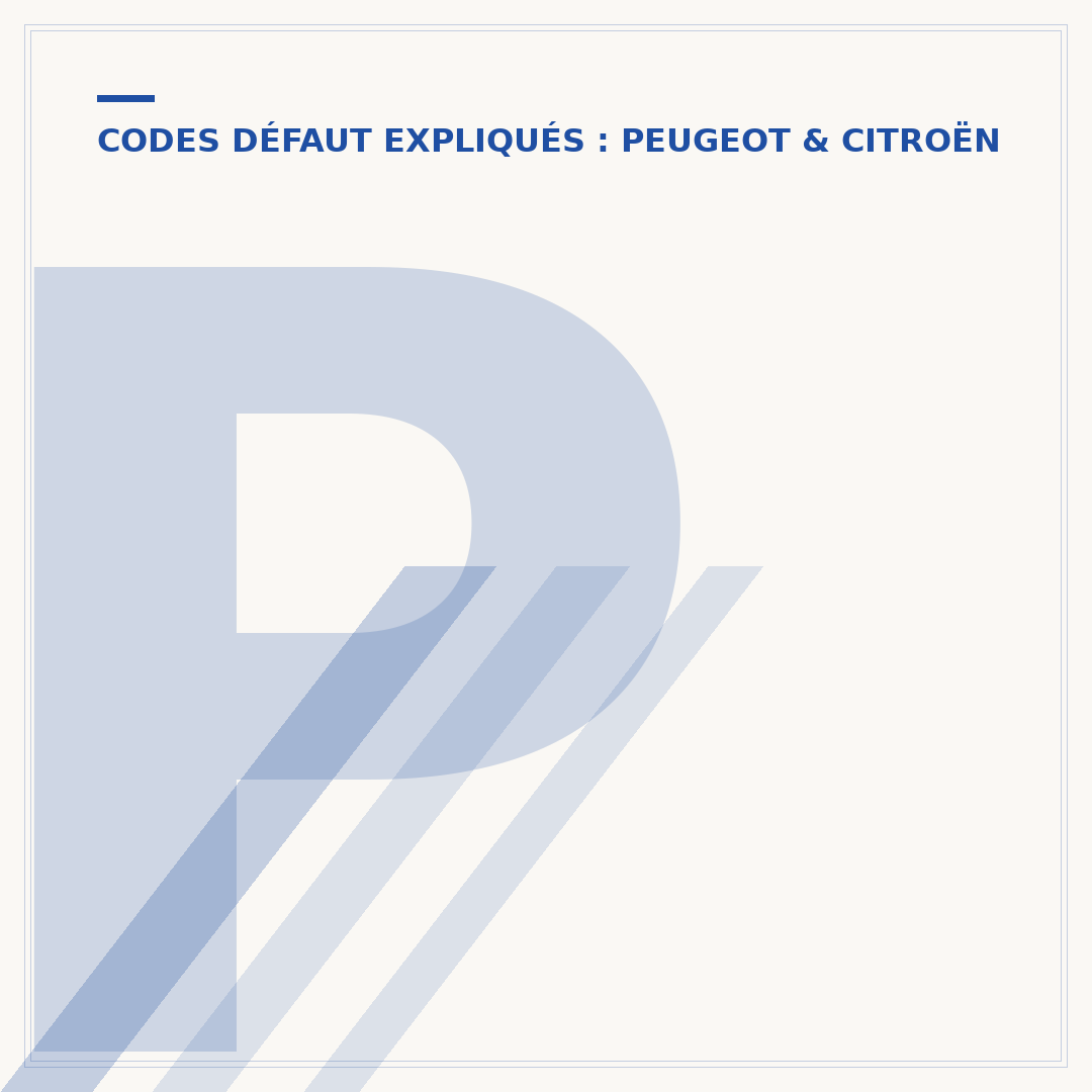 P0500 Citroën : comprendre le code défaut vitesse véhicule