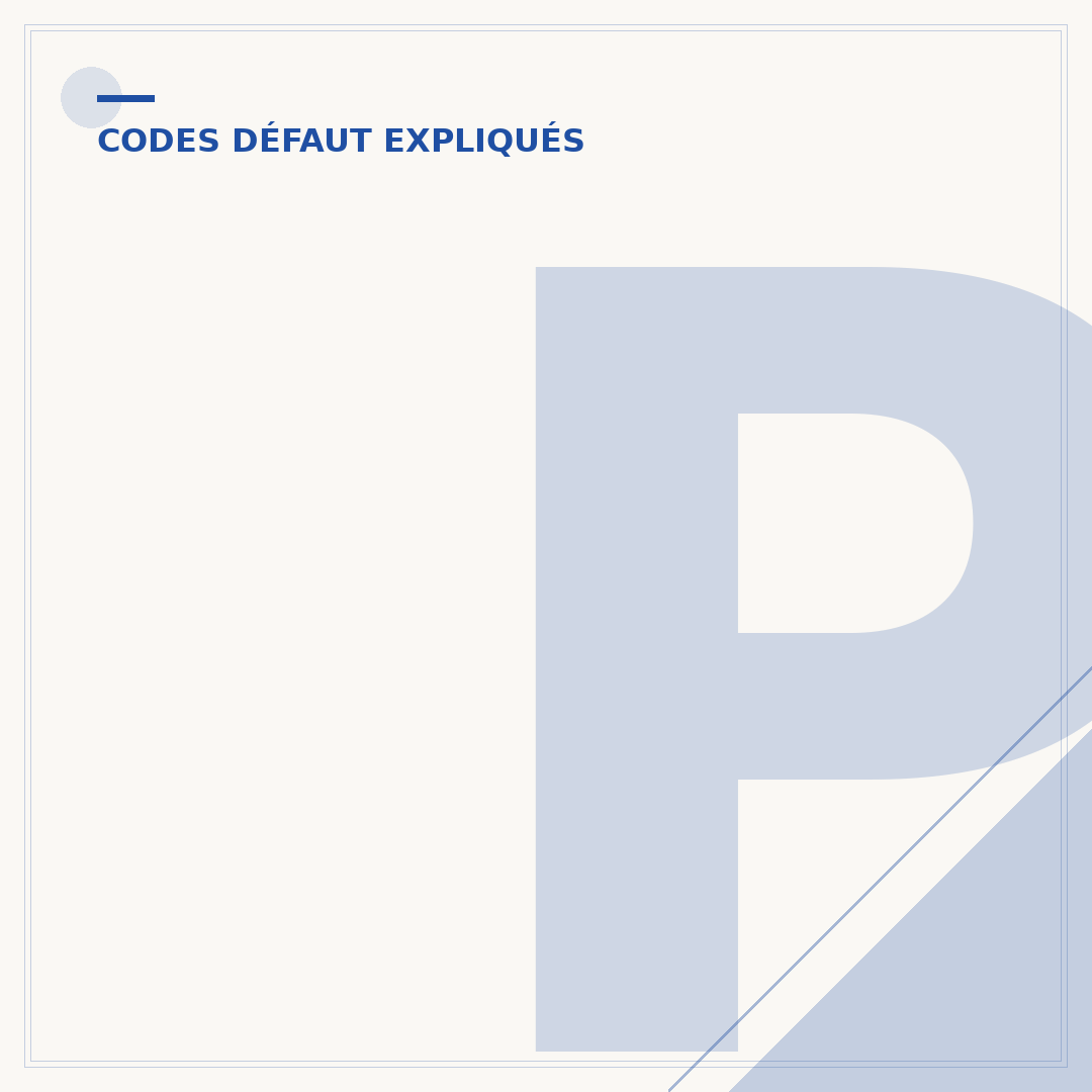 p0685: comprendre ce code défaut moteur