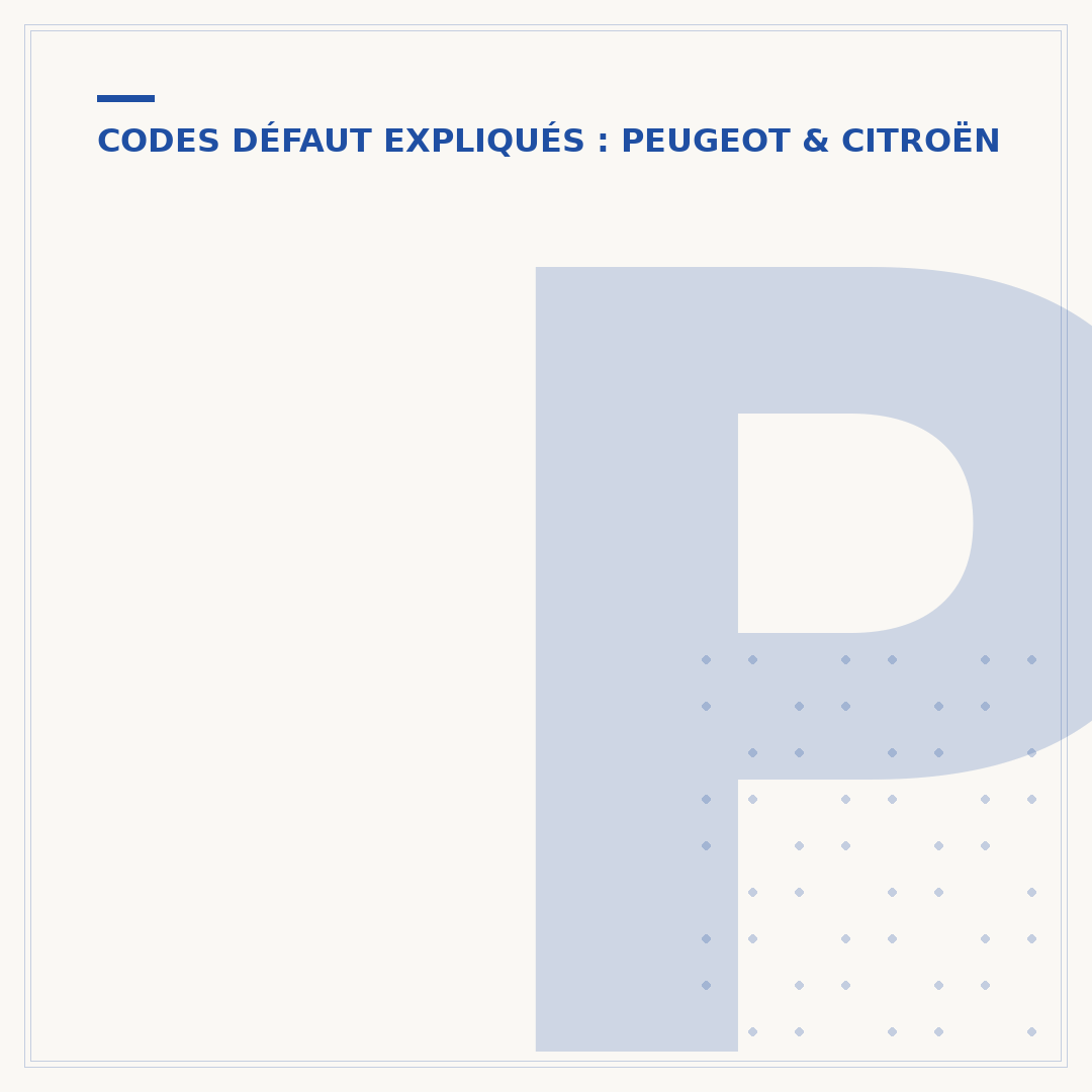 P1339 1.2 PureTech : comprendre le code et ses implications