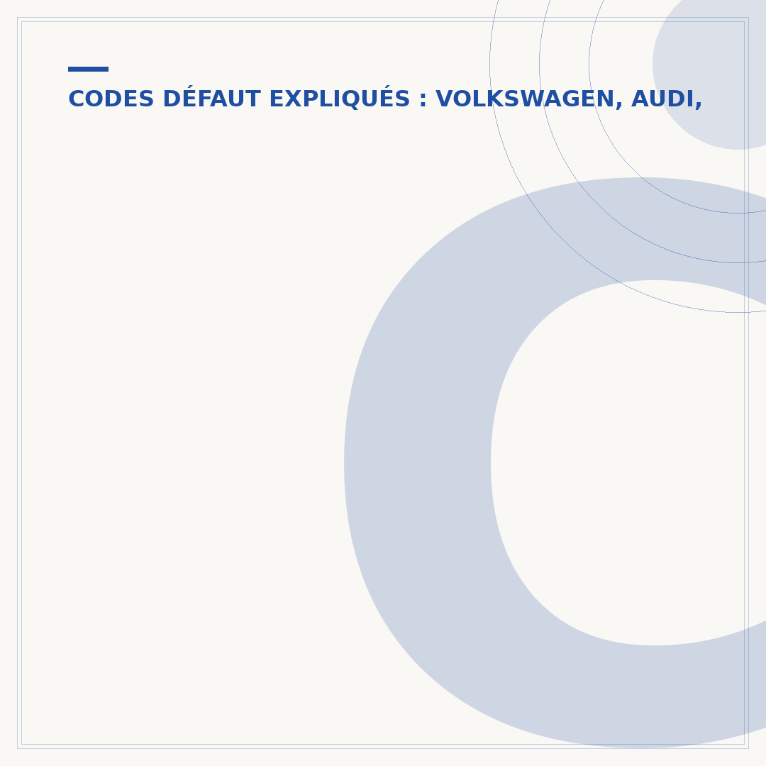 Code défaut P2015 Audi : causes, diagnostic et solutions