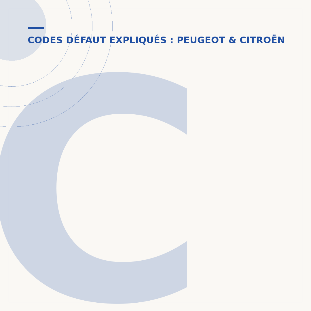 Code P2562 Peugeot : signification et diagnostic