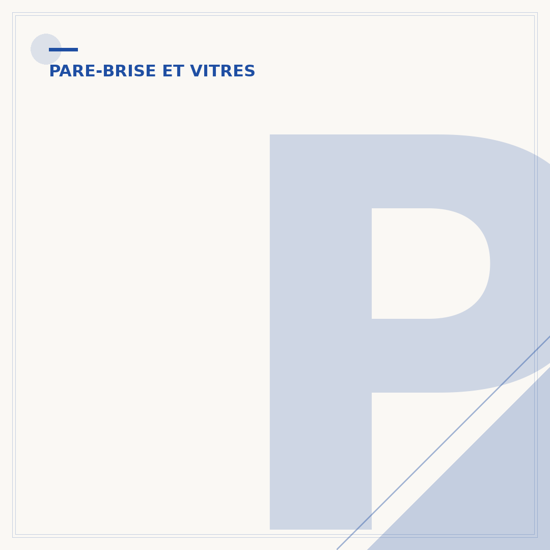 Pare-brise de Peugeot 206