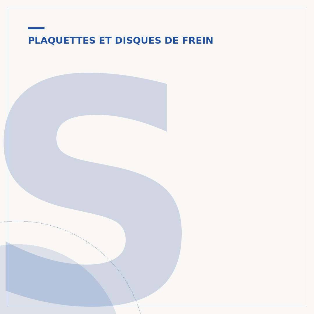 Schéma de la plaquette de frein