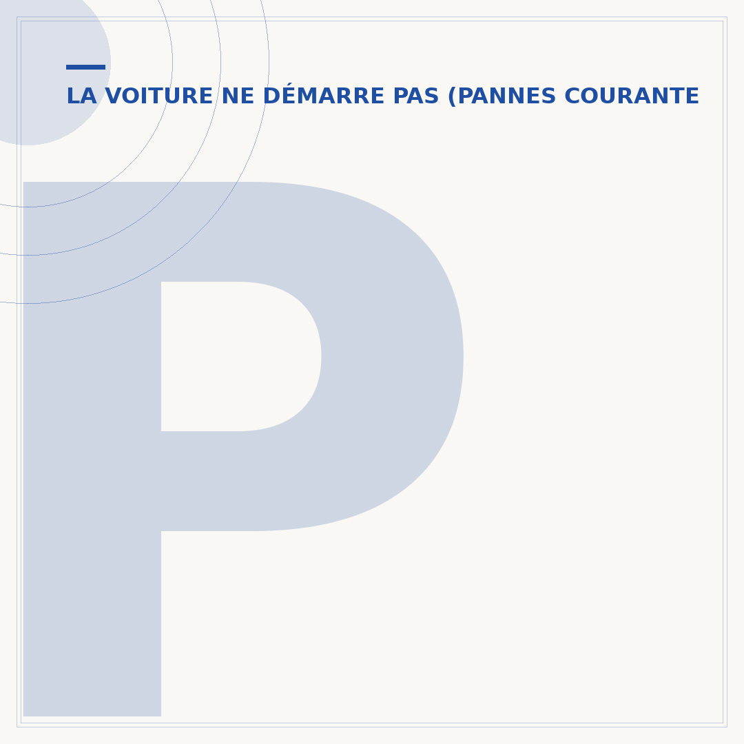 Pourquoi ma voiture ne démarre plus : Causes et solutions