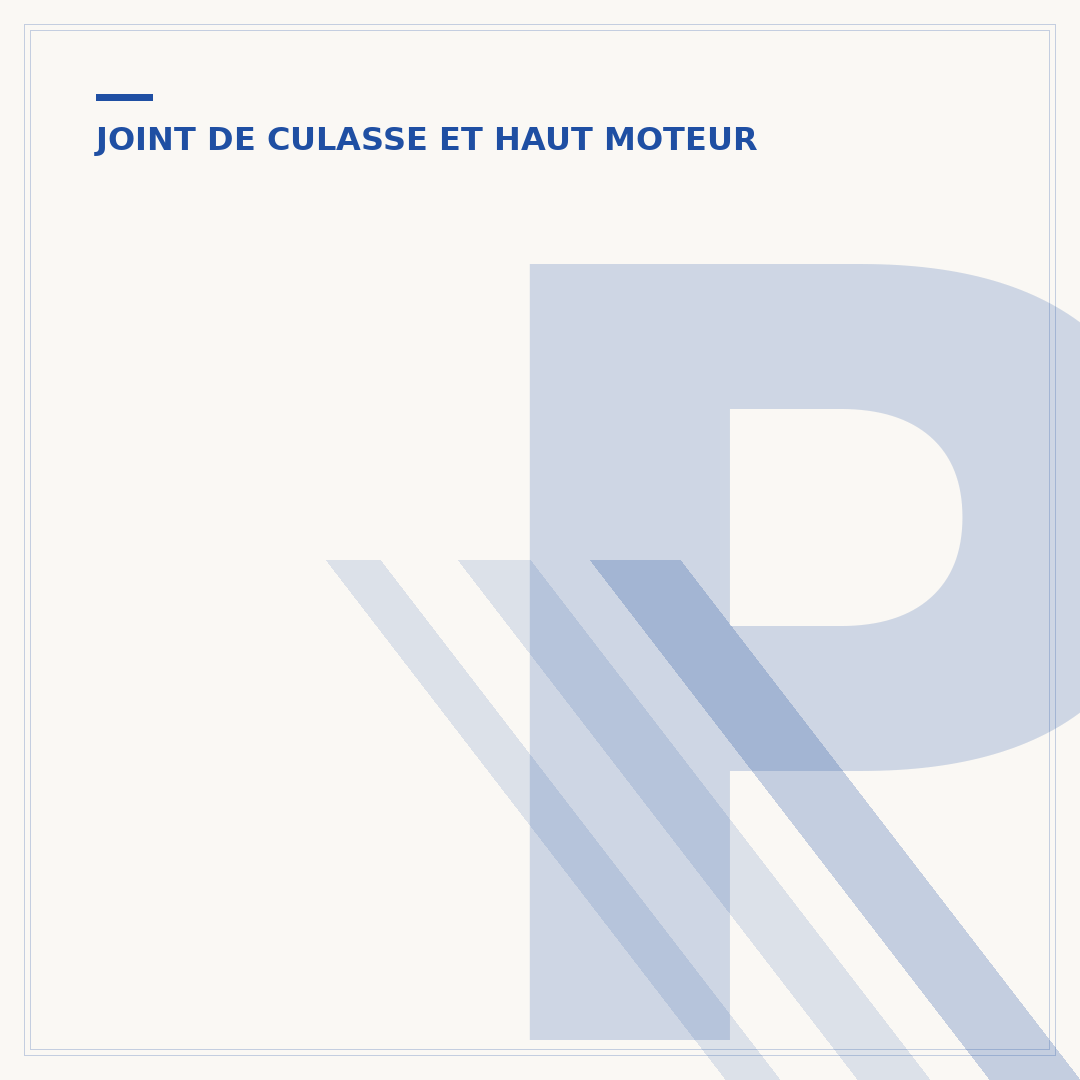 Pression du liquide de refroidissement et joint de culasse