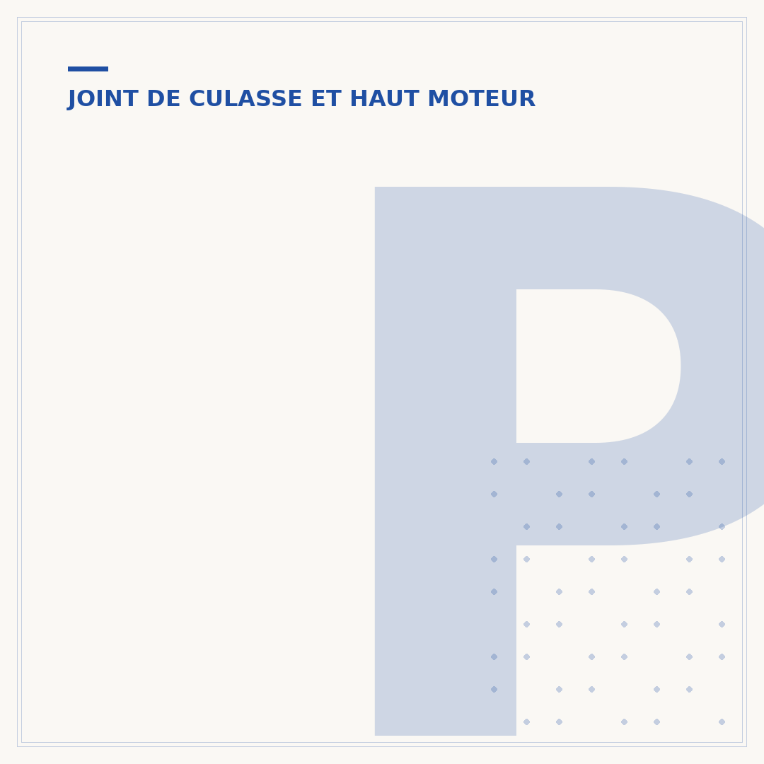 Prix changement joint de culasse : ce qui influence le coût