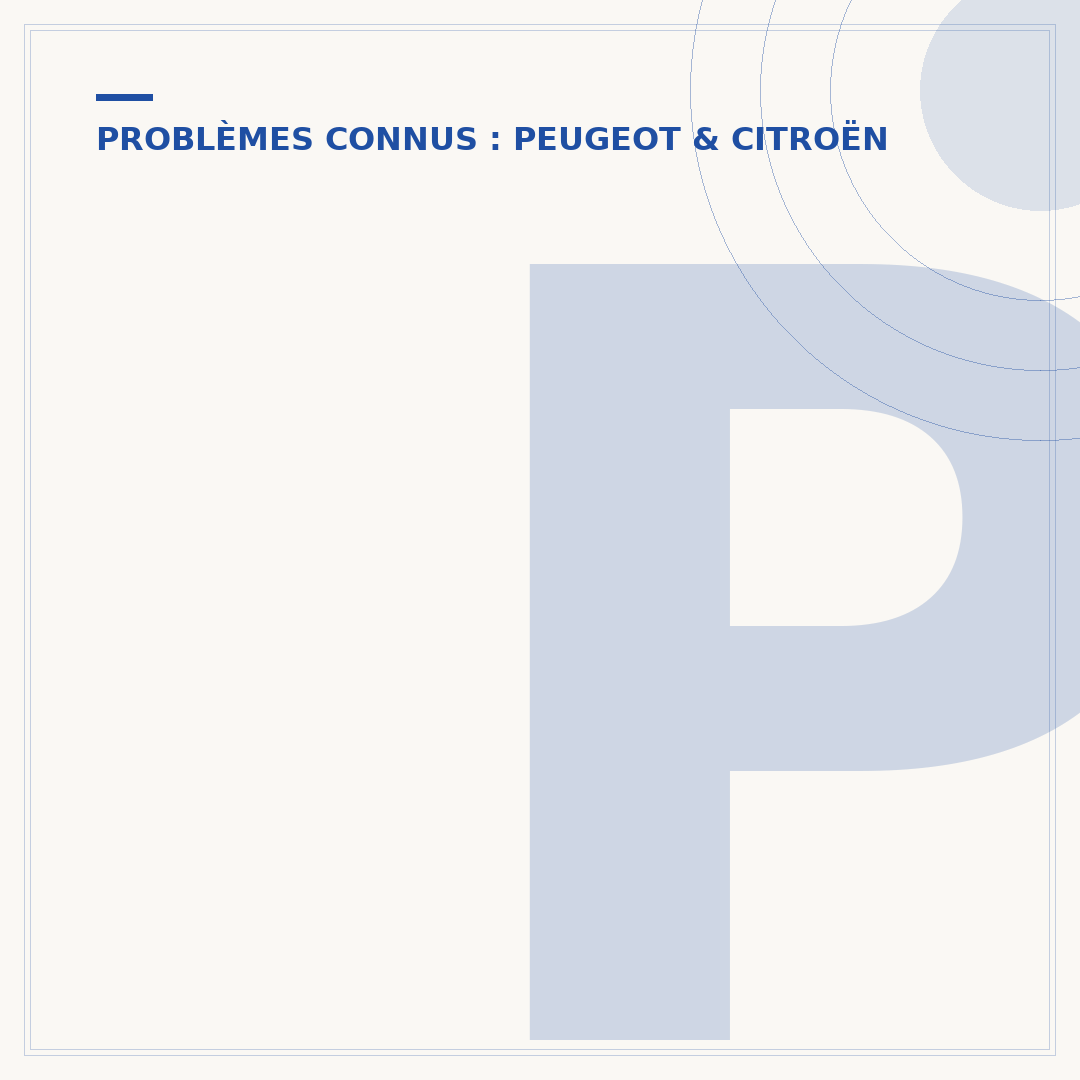 Problèmes moteur BlueHDi : causes, symptômes et solutions