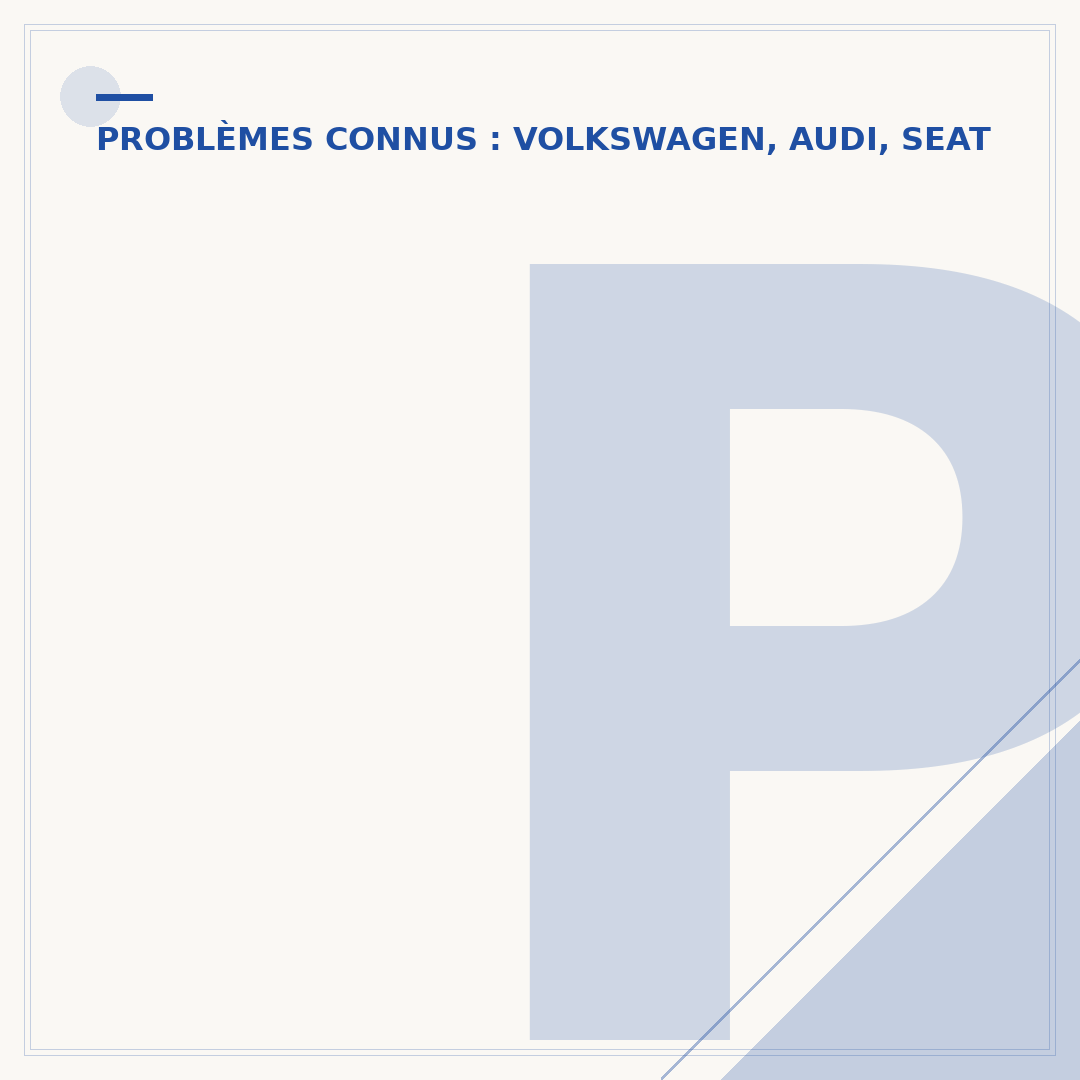 Problème moteur v6 3.0 tdi 272 audi : causes et solutions