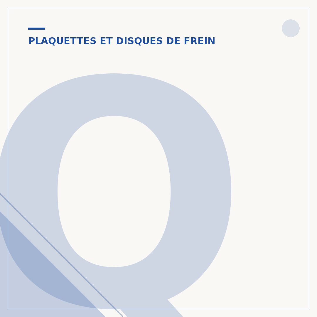 Quand changer les disques et plaquettes de frein