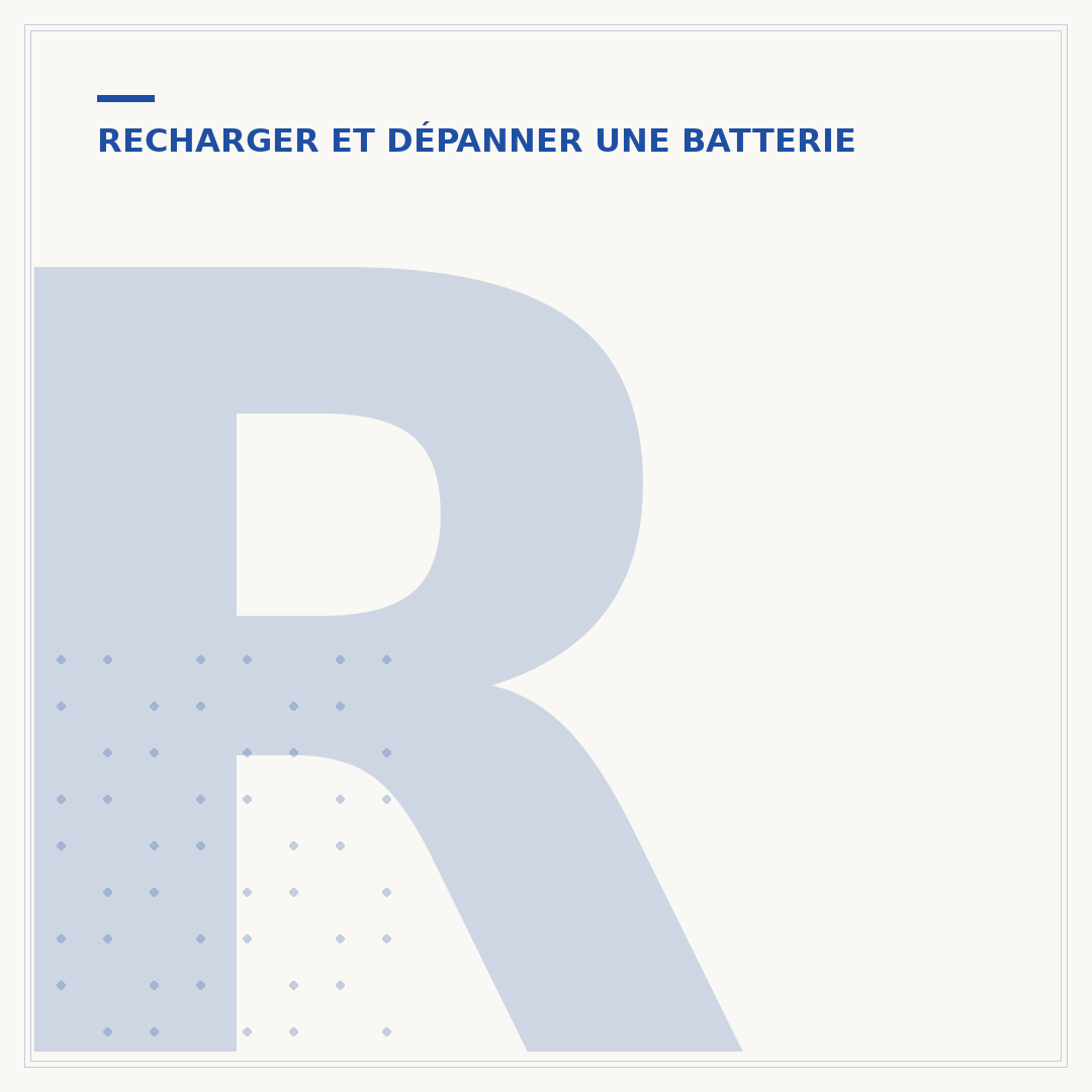Recharger une batterie de voiture sans rouler