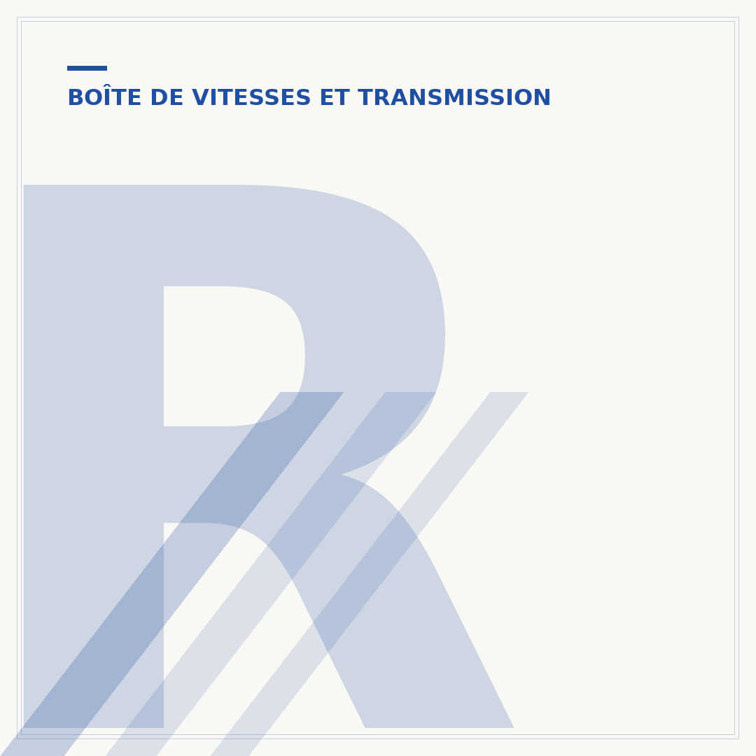 Référence de boîte de vitesse