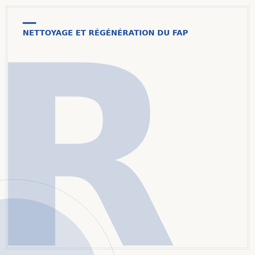 Régénération du FAP sans rouler