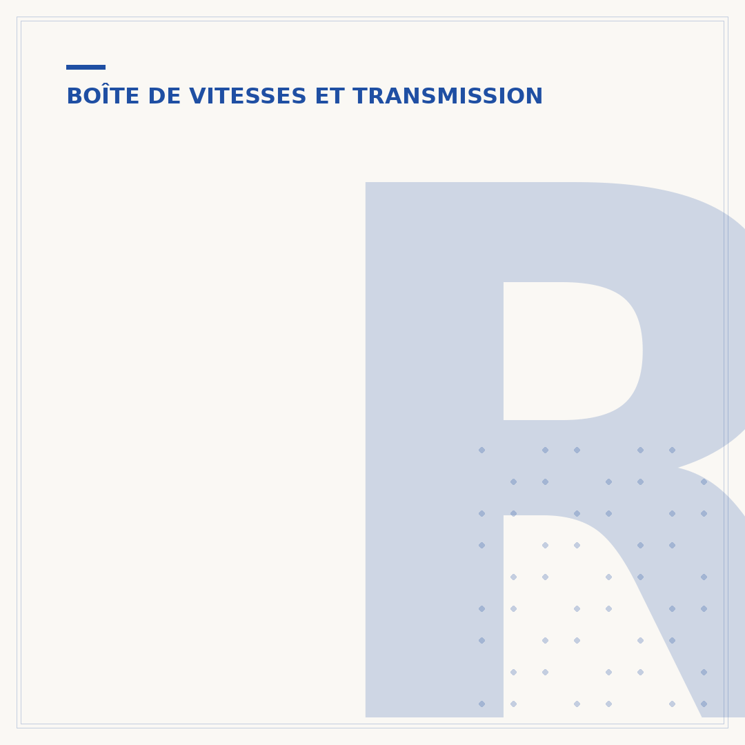 Remplir l'huile de la boîte de vitesses