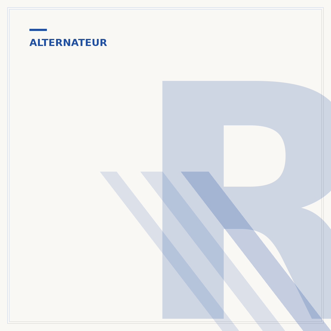 Roulement d'alternateur