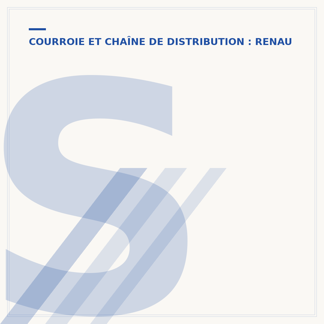 Scénic 4 : courroie ou chaîne de distribution ?