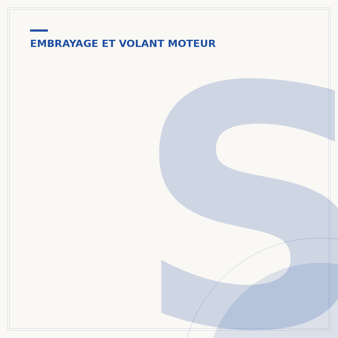 Schéma de la butée d'embrayage