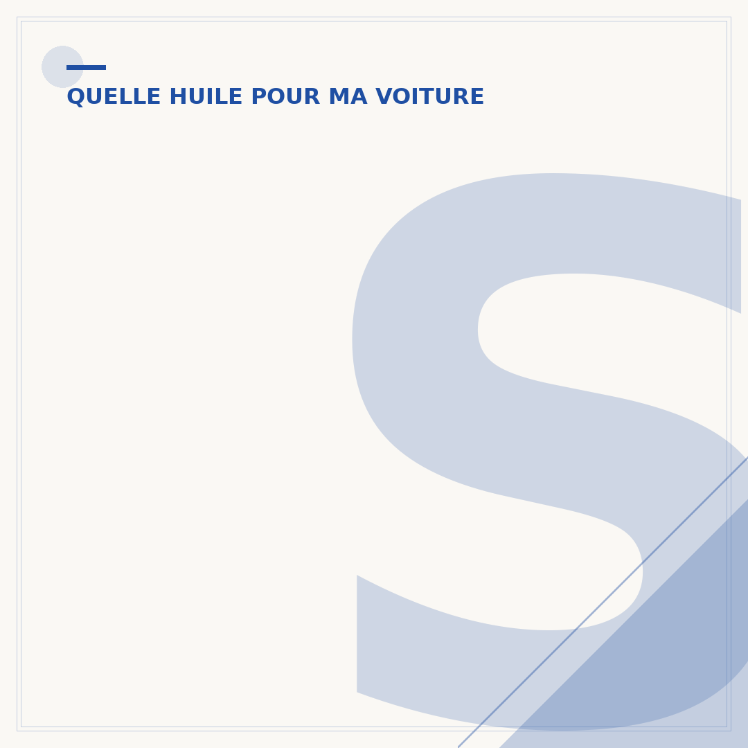 Signification huile moteur 10w40 : décoder sa viscosité