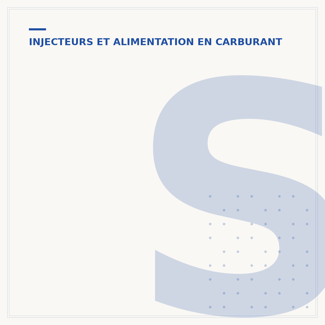 Symptômes de fuite au retour d'injecteur