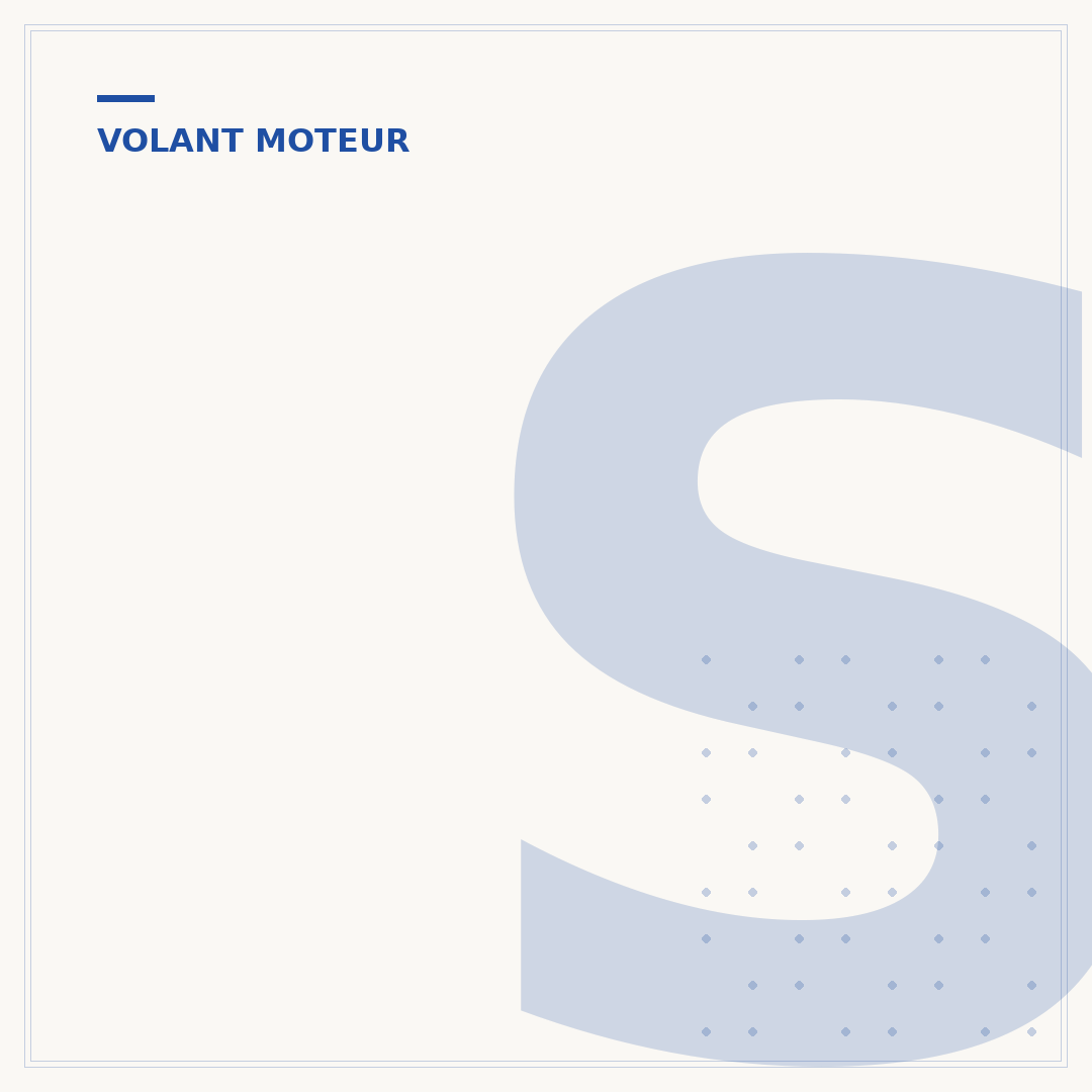 Symptômes d'un volant moteur HS