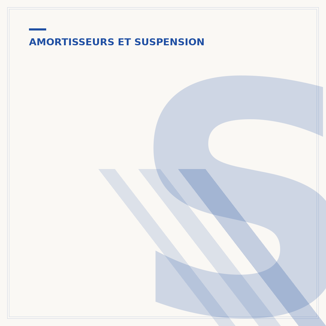 Symptômes d'une coupelle d'amortisseur HS