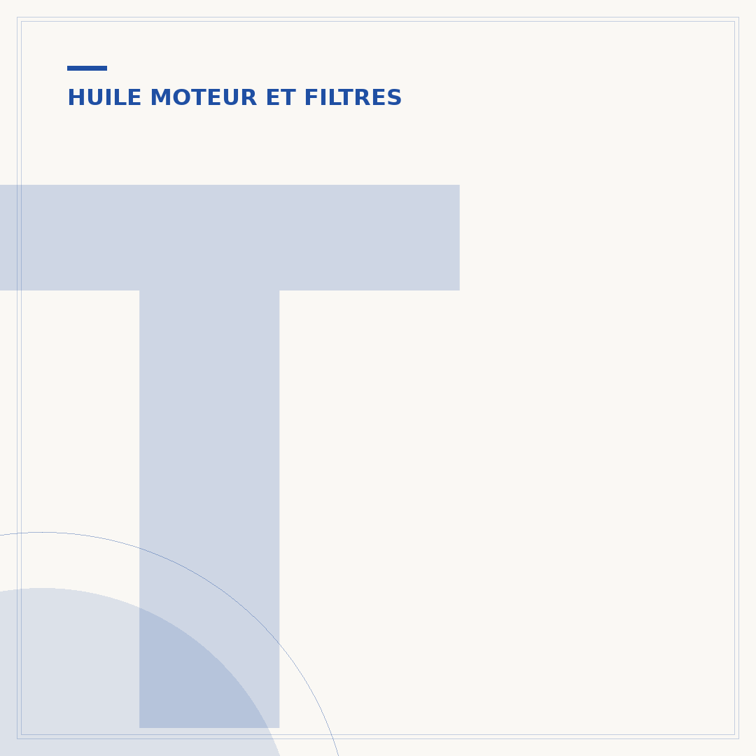 Tableau de quantité d'huile moteur