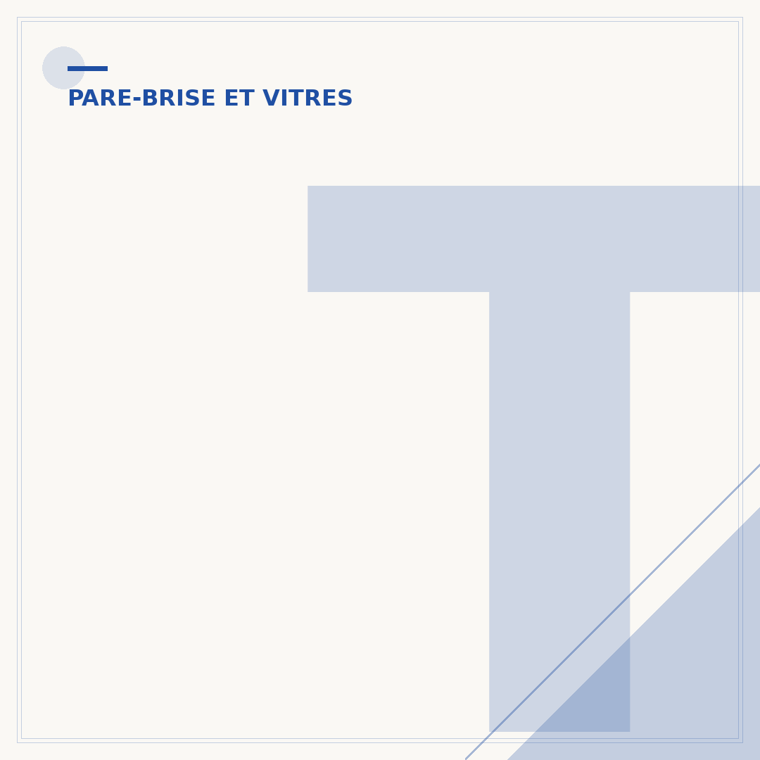 Taille du pare-brise de la C3