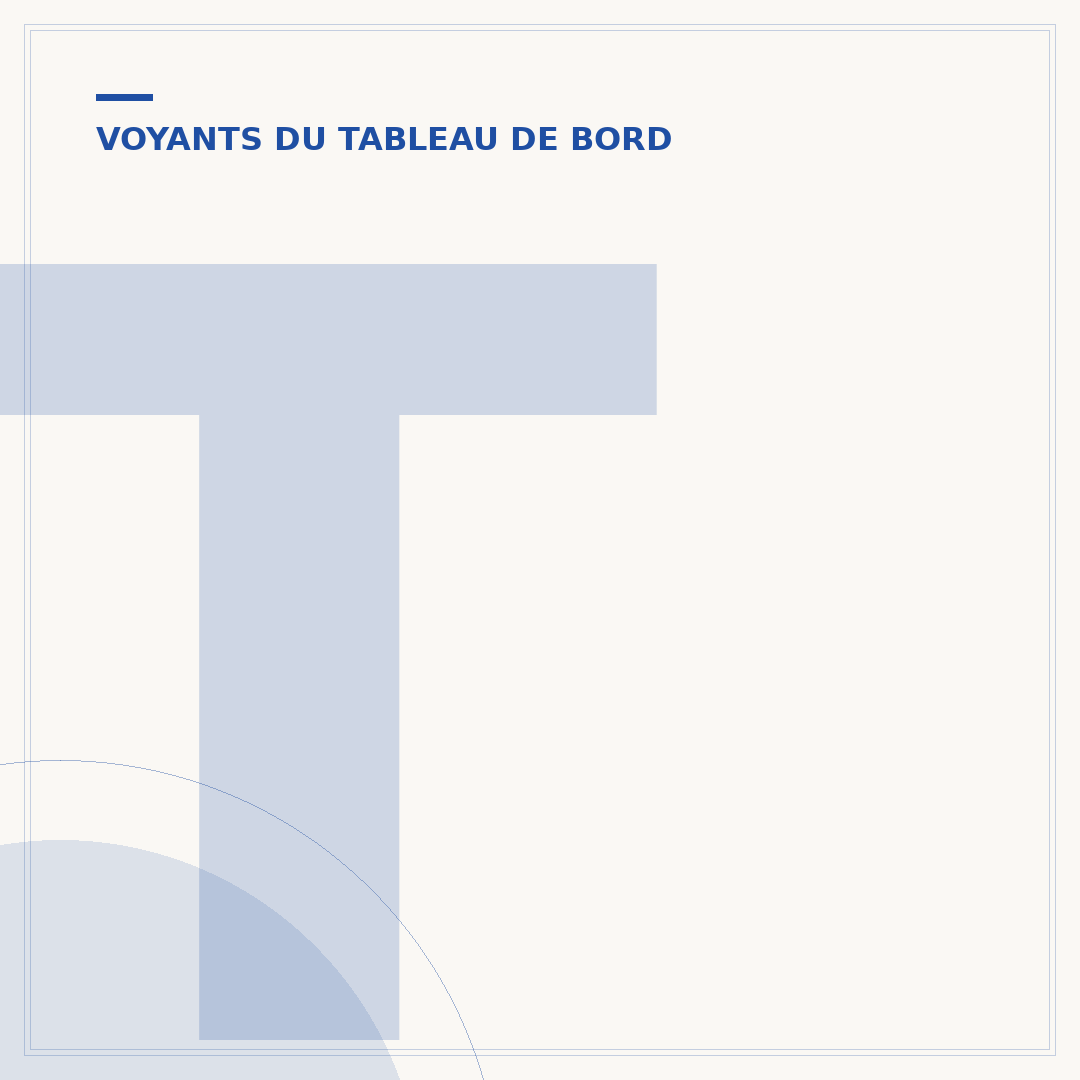 Témoin usure disque de frein : signification et que faire