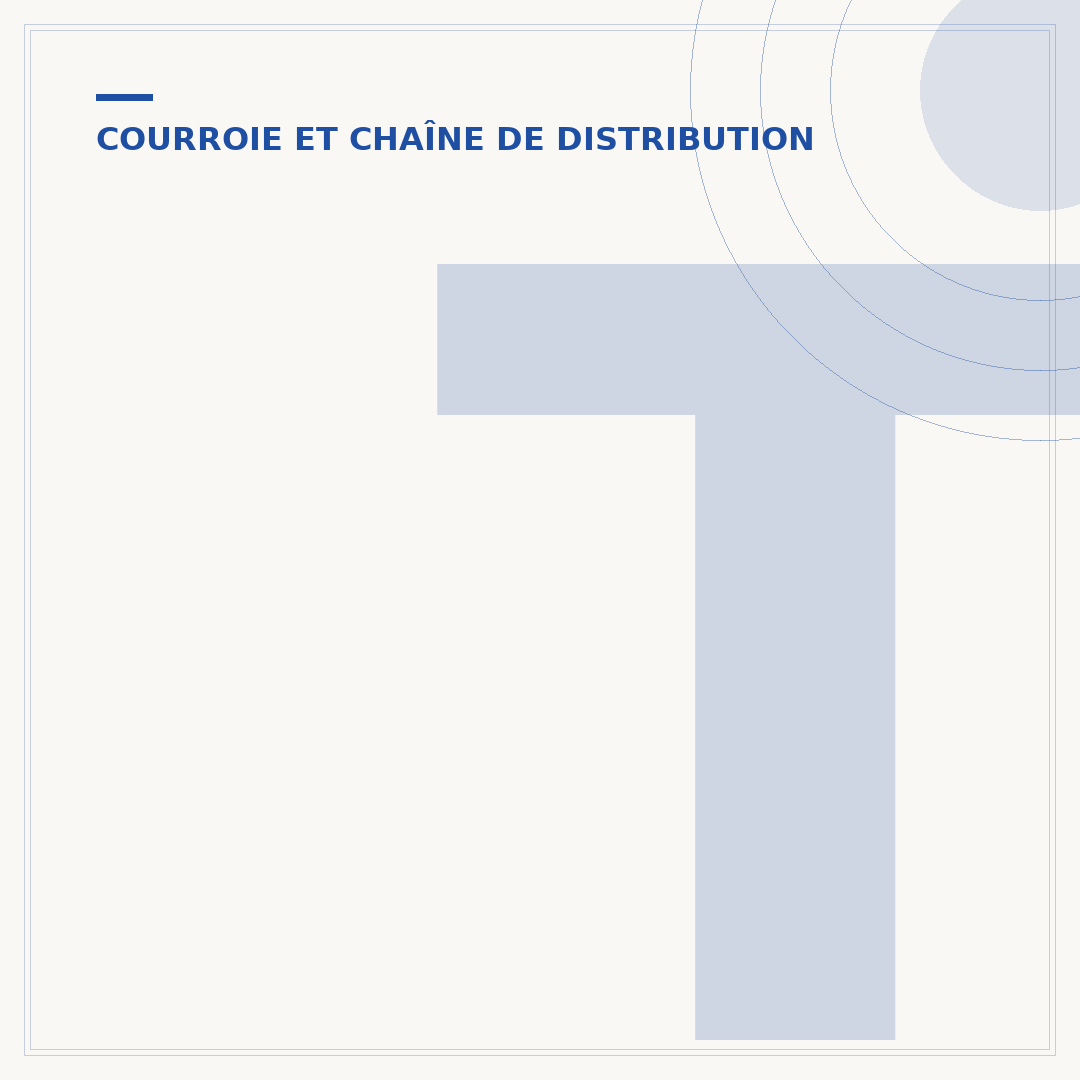 Tendeur de courroie de distribution