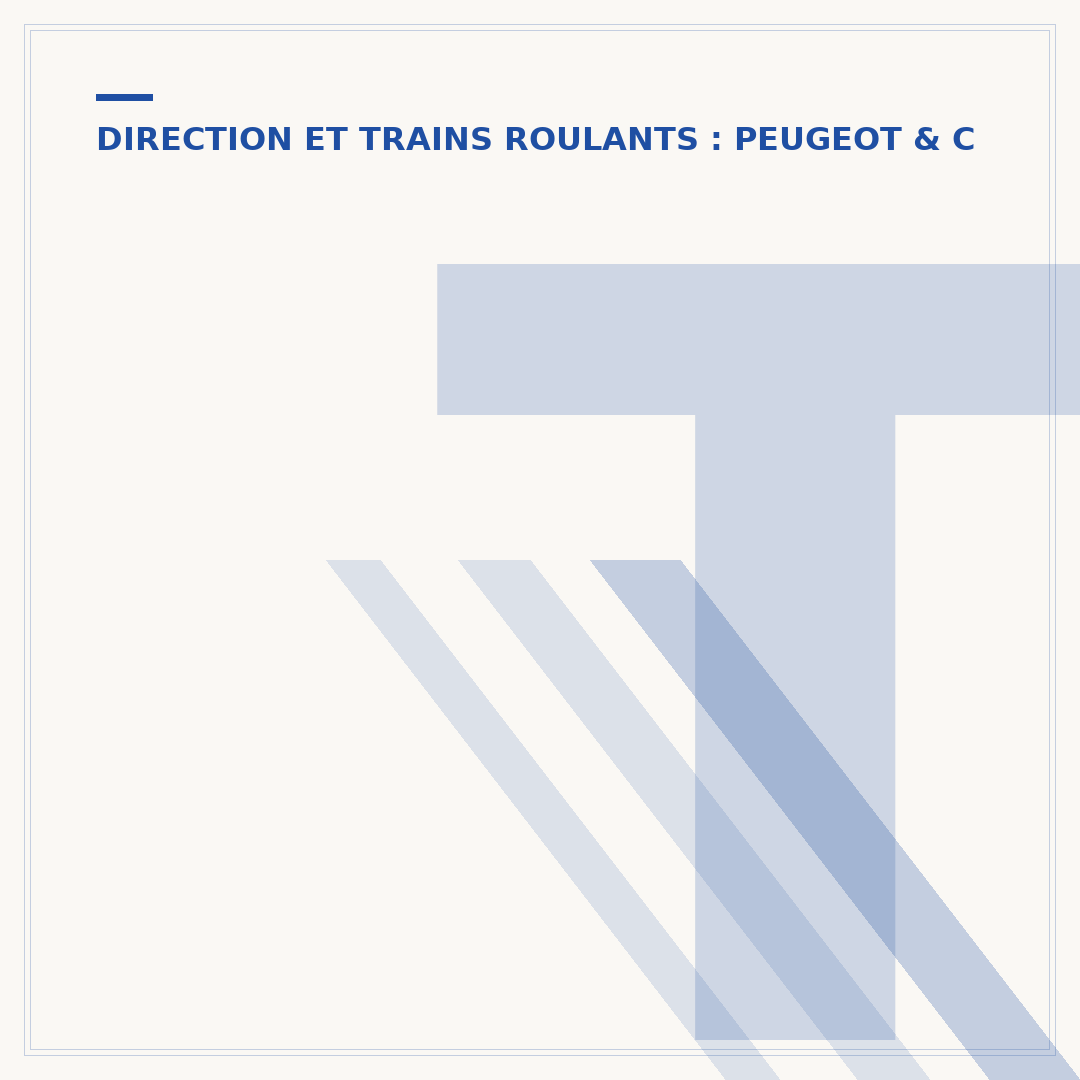 Train arrière de Peugeot 206