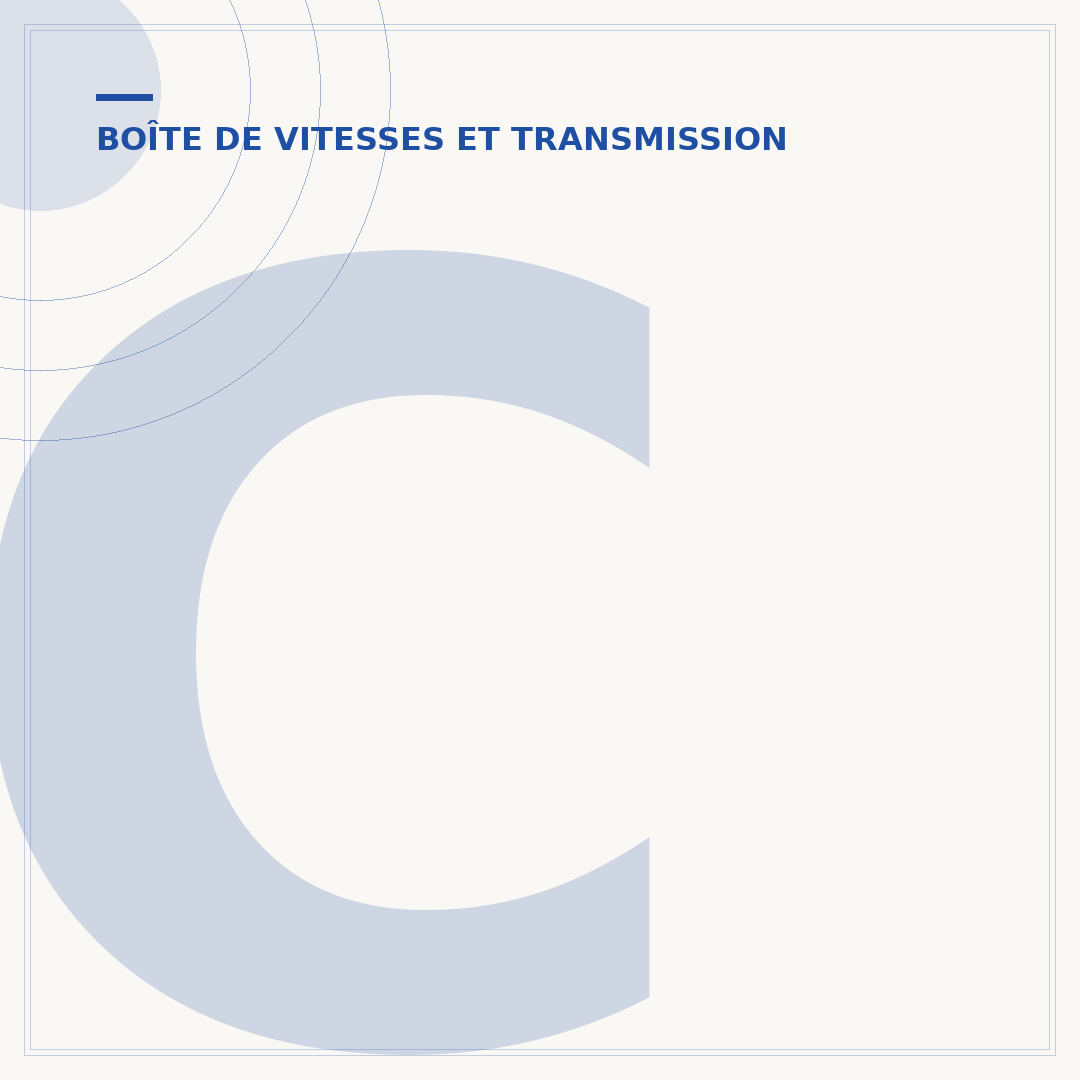 Changer le câble de tringlerie du levier de vitesse de boîte