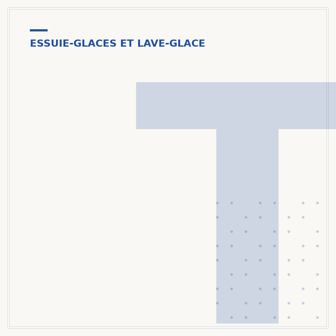 Tringlerie d'essuie-glace