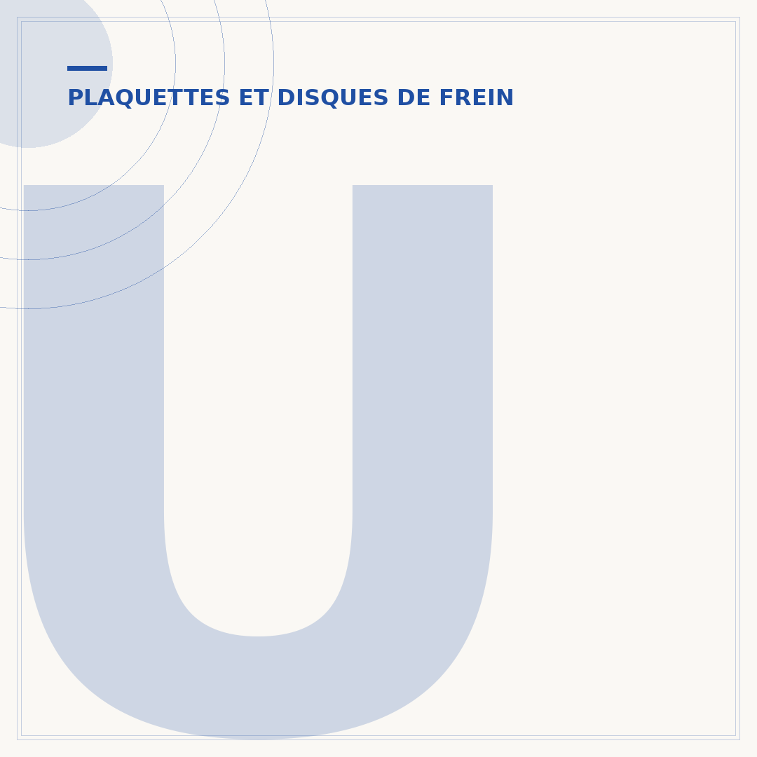 Usure des disques de frein