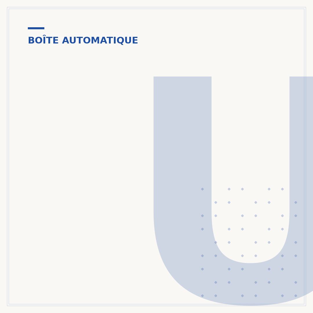 Utilitaire boîte automatique : choix et entretien éclairés
