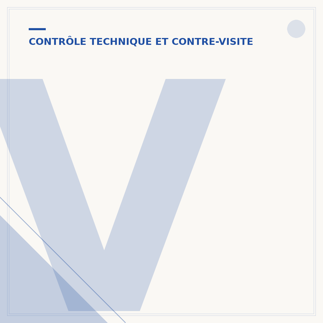 Validité contrôle technique : ce qu'il faut savoir