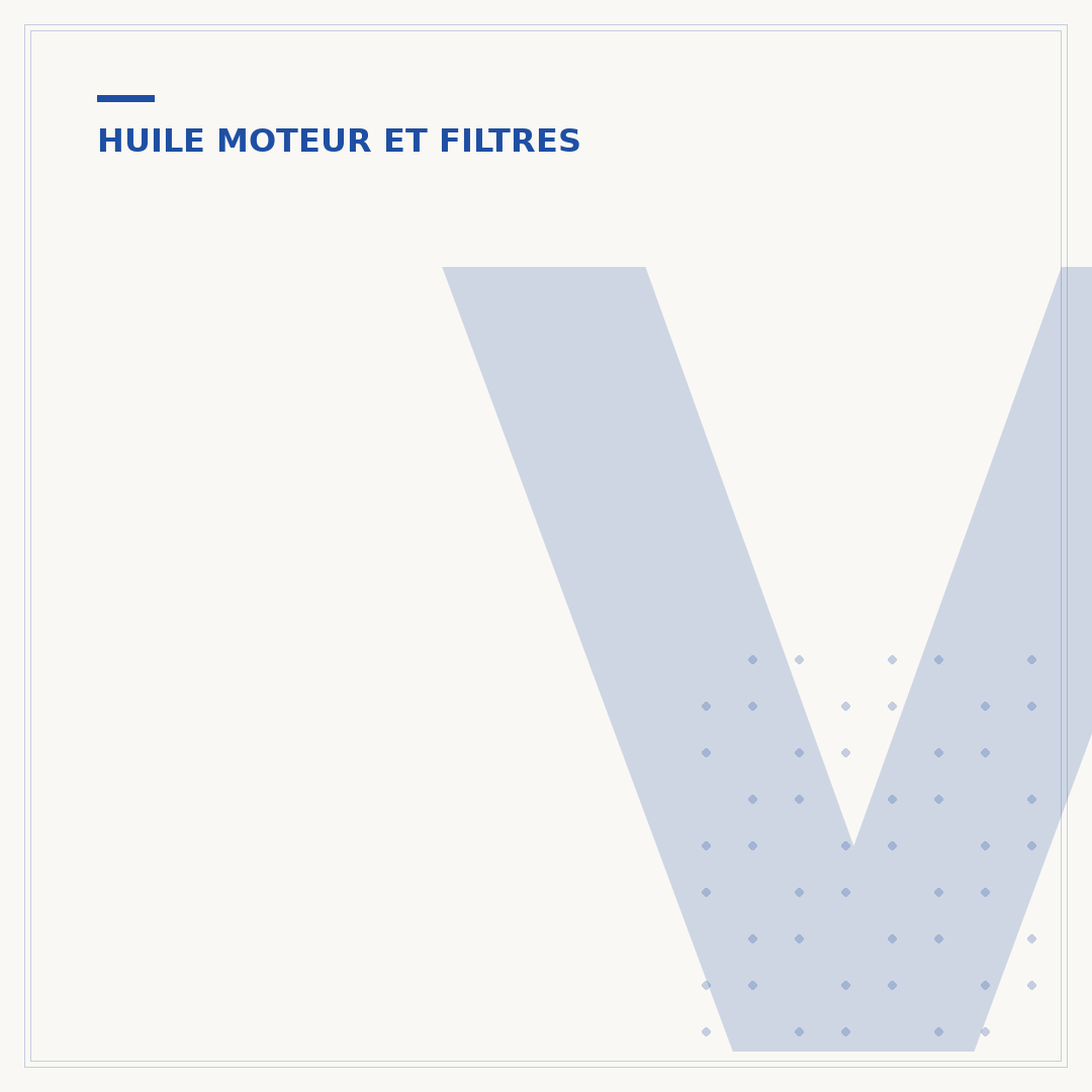 Vérification de l'huile moteur