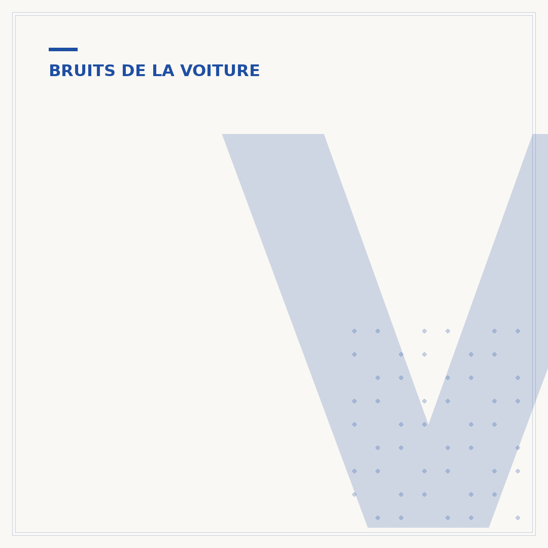 Voiture qui fait du bruit en roulant : causes et solutions