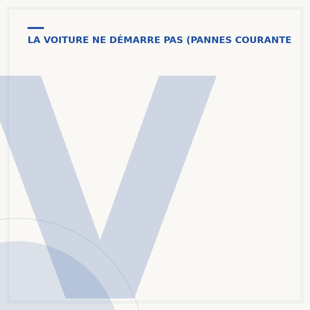 Voiture ne démarre pas : antipatinage activé, que faire ?