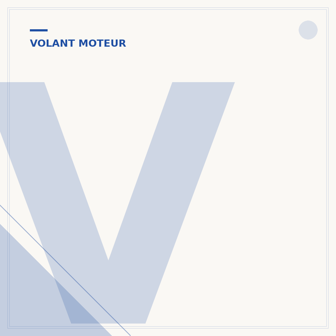 Volant moteur HS : symptômes, causes et solutions