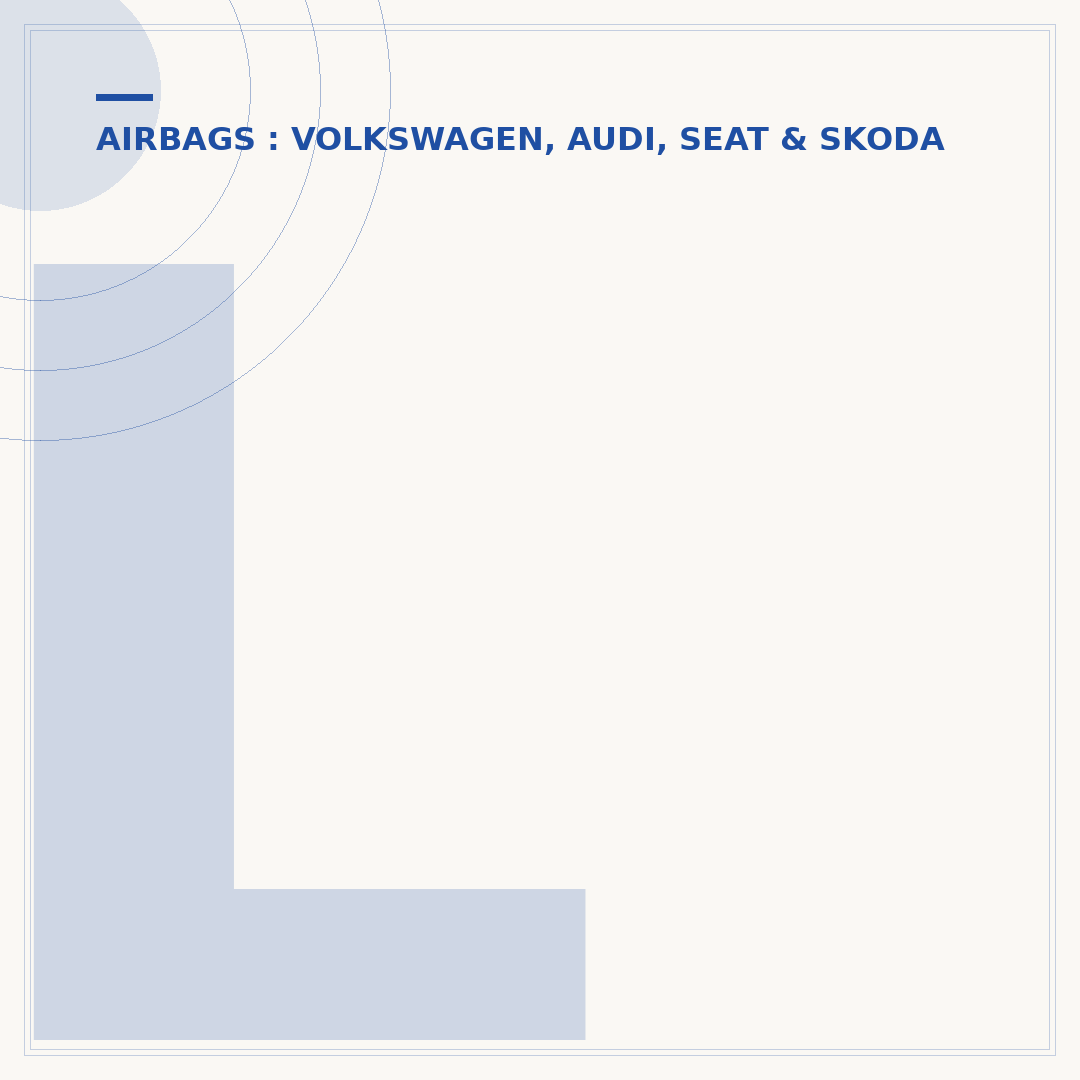 Liste des rappels d'airbag Volkswagen