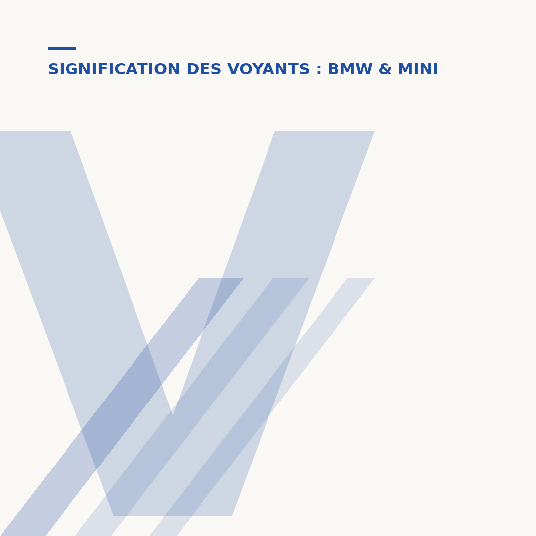 Voyant orange BMW Série 1 : signification et marche à suivre