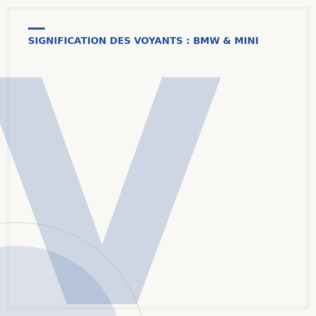 Voyant orange Mini Cooper : Que signifie-t-il ?