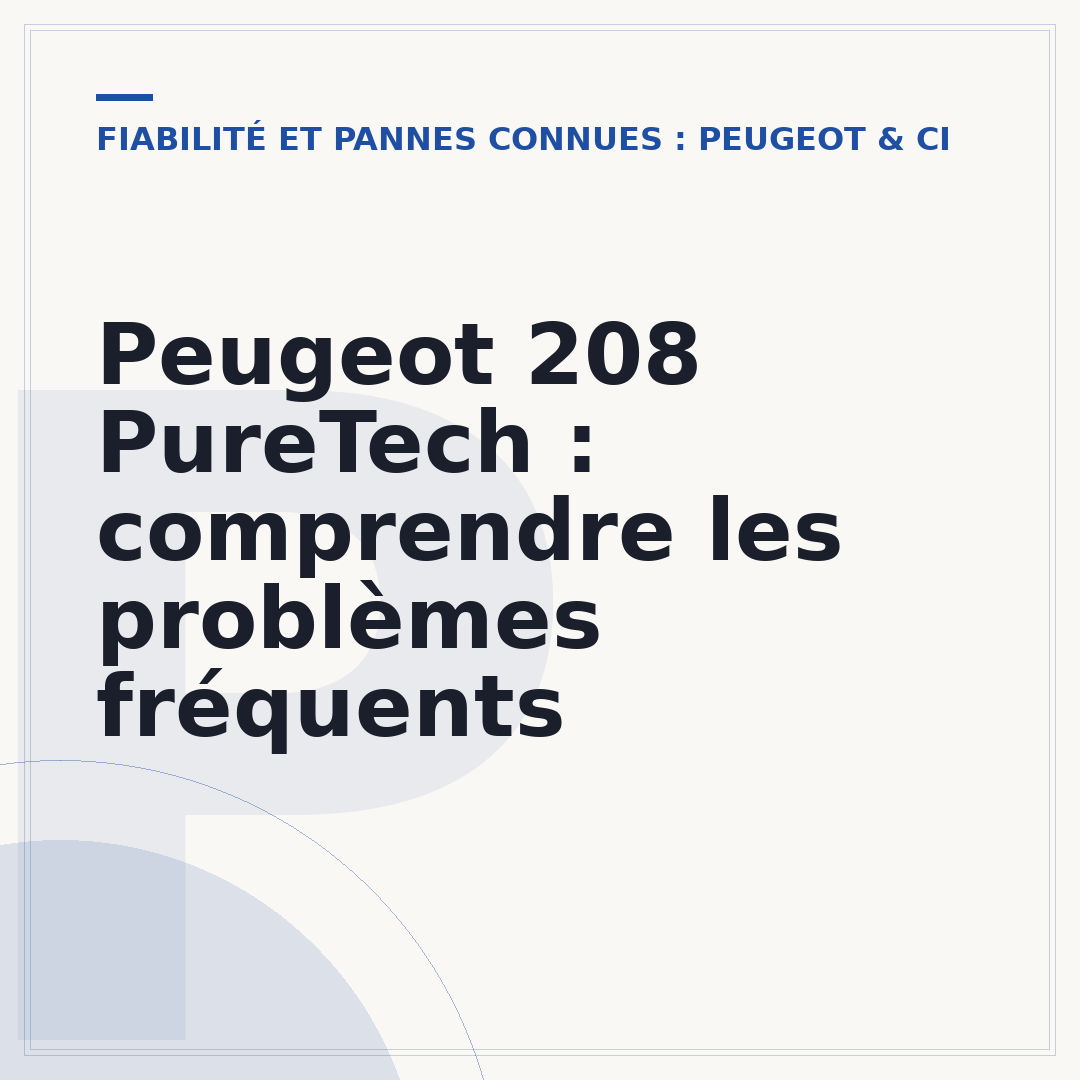 Peugeot 208 PureTech : comprendre les problèmes fréquents
